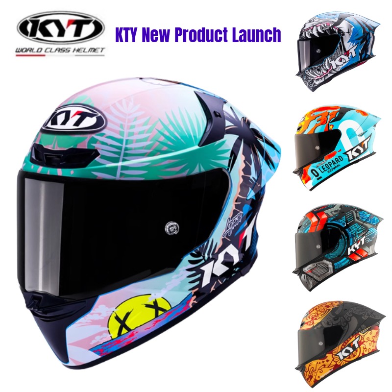 Carbon Fiber Lightweight Motorcycle Helmet - Original KYT ST คาร์บอนไฟเบอร์หมวกกันน็อครถจักรยานยนต์ Professional Track