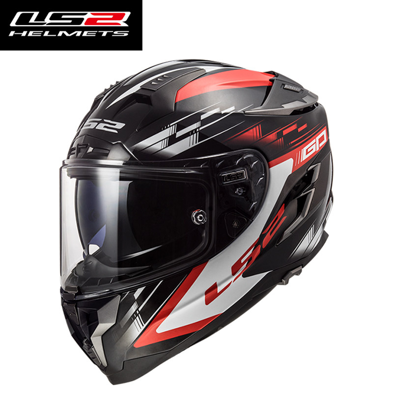 Dual Visor Motorcycle Racing Helmet - หมวกกันน็อคเต็มใบ LS2 Challenger FF327 FF800 แบบสองชั้นป้องกันฝ้า
