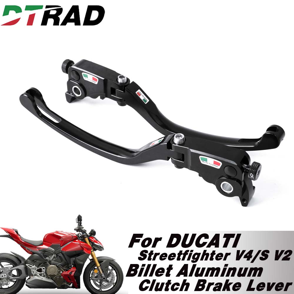 Cnc Aluminum Adjustable Brake Clutch Levers - สำหรับ DUCATI Panigale/Streetfighter V4/S V2 2020-2026