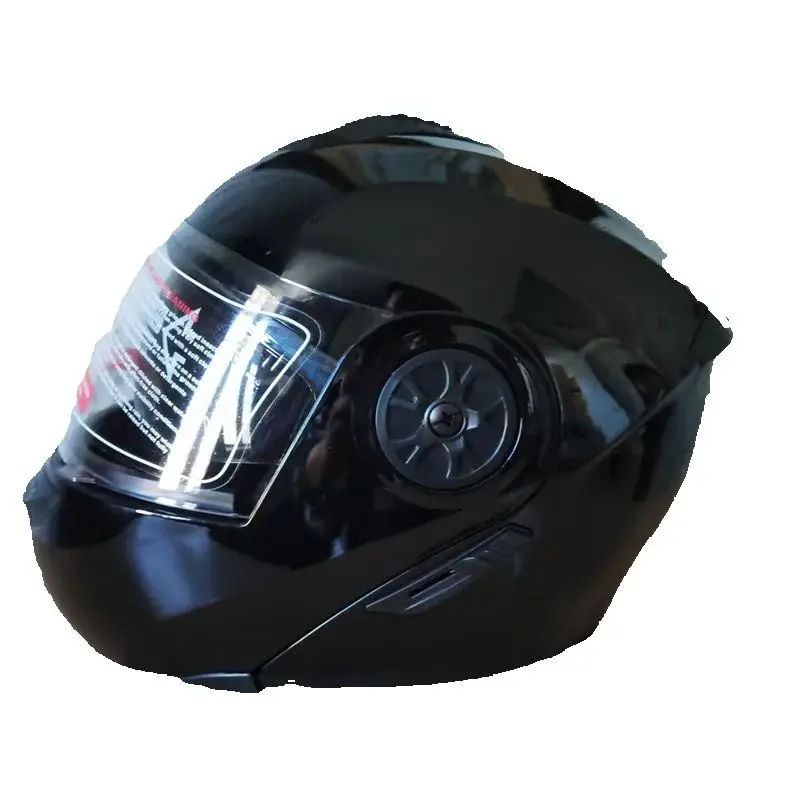 Motorcycle Helmet Inner Sun Visor Lens - หมวกกันน็อคแบบเปิดคางสำหรับรถจักรยานยนต์ พร้อมแผ่นบังแดดด้านใน เลนส์คู่เพื่อความปลอดภัย หมวกกันน็อคแบบเต็มใบสำหรับการแข่งรถ
