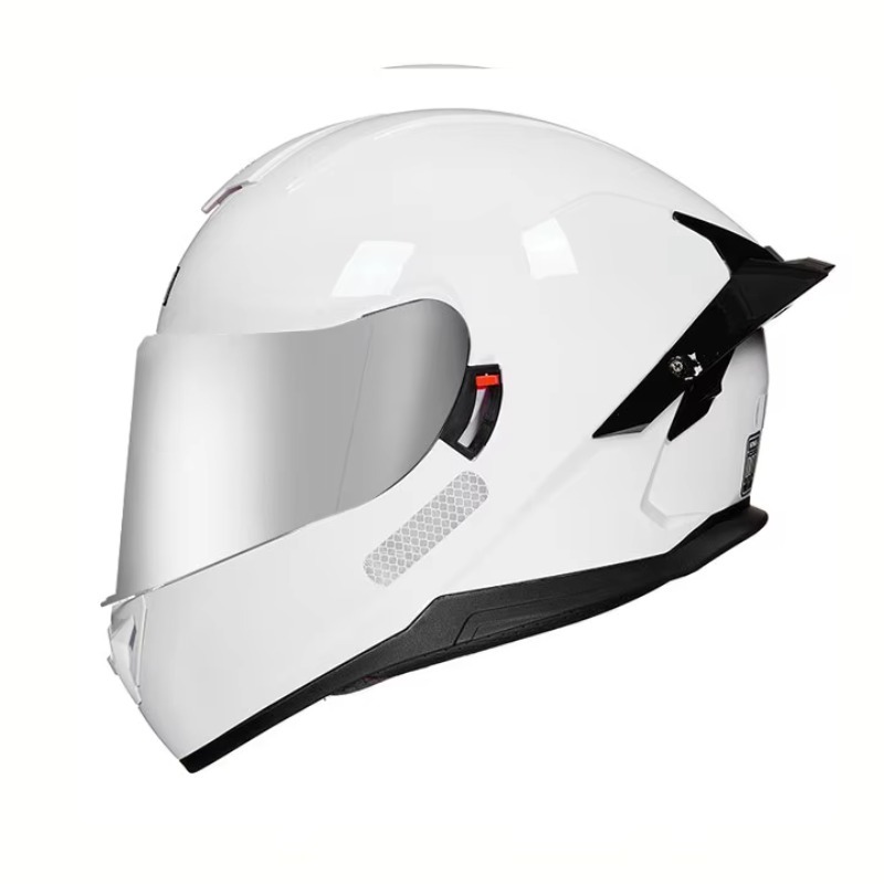 Dual Visor Motorcycle Racing Helmet - หมวกกันน็อคเต็มใบ Airo Motorcycle แบบสองชั้น มีใบรับรอง DOT