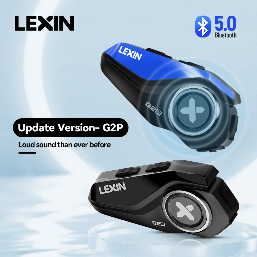 Universal Motorcycle Helmet Intercom Headset - Lexin-G2P หมวกกันน็อครถจักรยานยนต์ Bluetooth Intercom คู่ 6