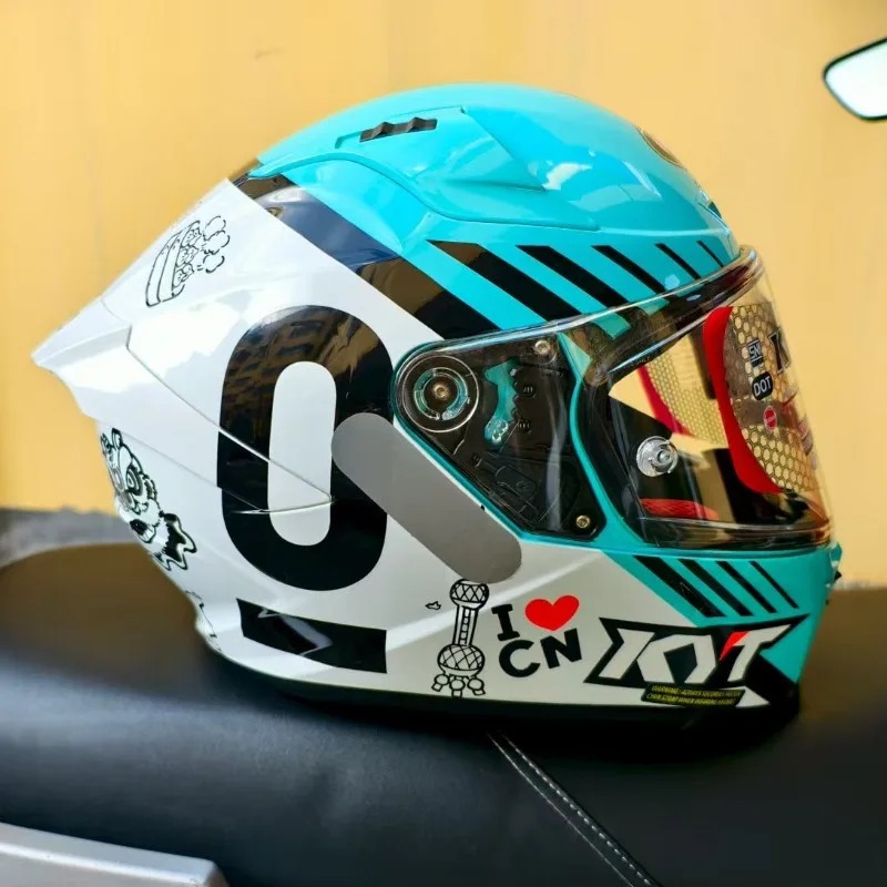 Original KYT ST คาร์บอนไฟเบอร์ - Carbon Fiber Lightweight Motorcycle Helmet บทวิจารณ์และราคา