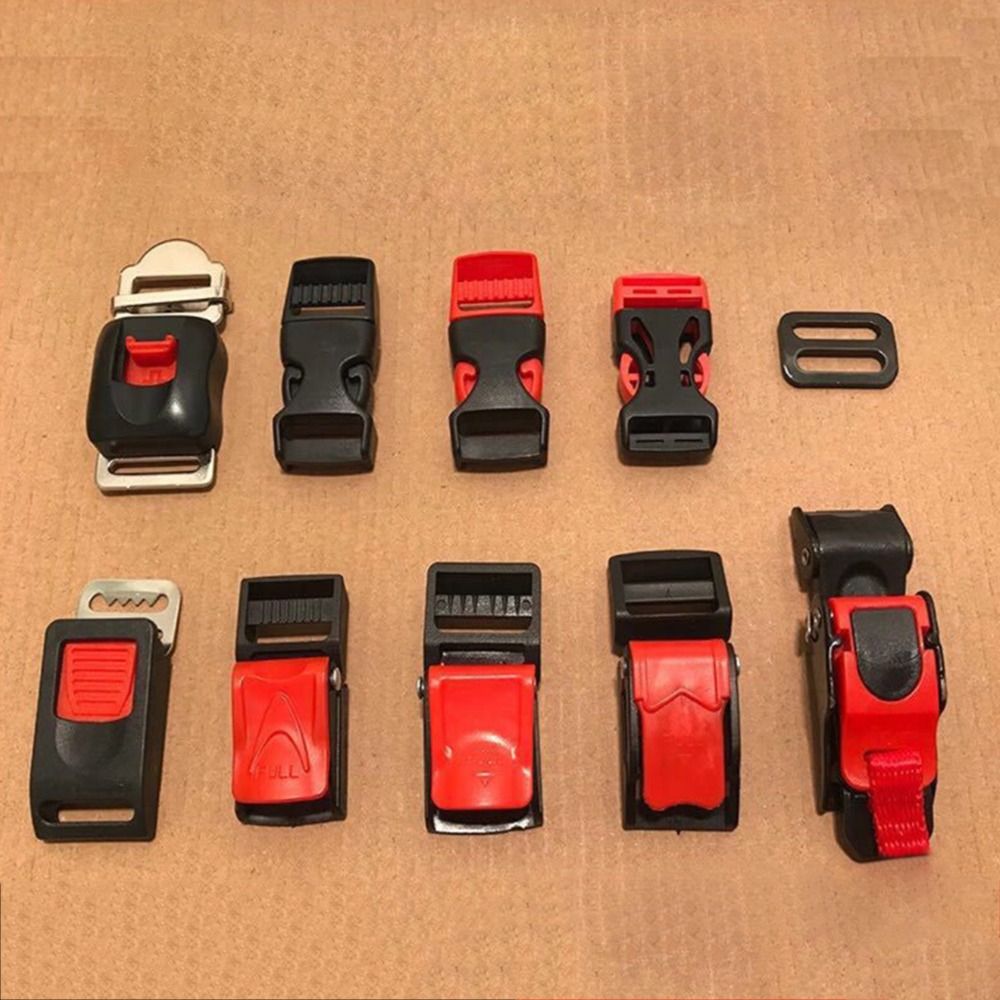 ตัวล็อคหมวกกันน็อคแบบพลาสติก ป - Quick Release Buckle Motorcycle Helmet บทวิจารณ์และราคา