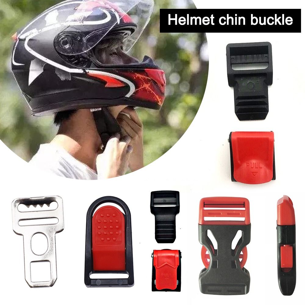 ตัวล็อคหมวกกันน็อคแบบพลาสติก ป - Quick Release Buckle Motorcycle Helmet บทวิจารณ์และราคา