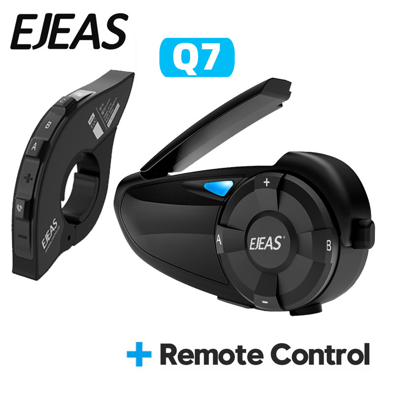 EJEAS Q7 ชุดหูฟังหมวกนิรภัยรถจ - Universal Motorcycle Helmet Intercom Headset บทวิจารณ์และราคา