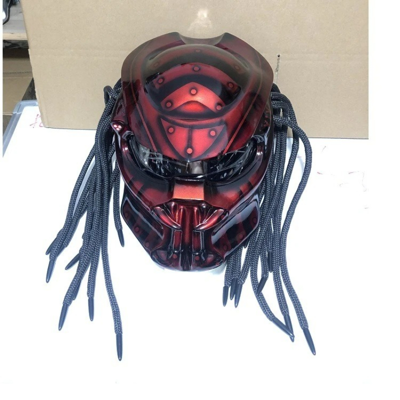 หมวกกันน็อคมอเตอร์ไซค์เต็มใบ H - Custom Predator Motorcycle Helmet บทวิจารณ์และราคา
