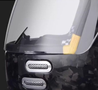 หมวกกันน็อคแบบเต็มใบ ทำจากคาร์ - Carbon Fiber Lightweight Motorcycle Helmet บทวิจารณ์และราคา