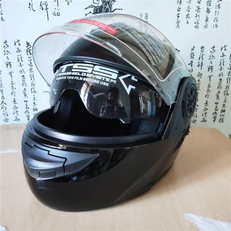 หมวกกันน็อคแบบเปิดคางสำหรับรถจ - Motorcycle Helmet Inner Sun Visor Lens บทวิจารณ์และราคา