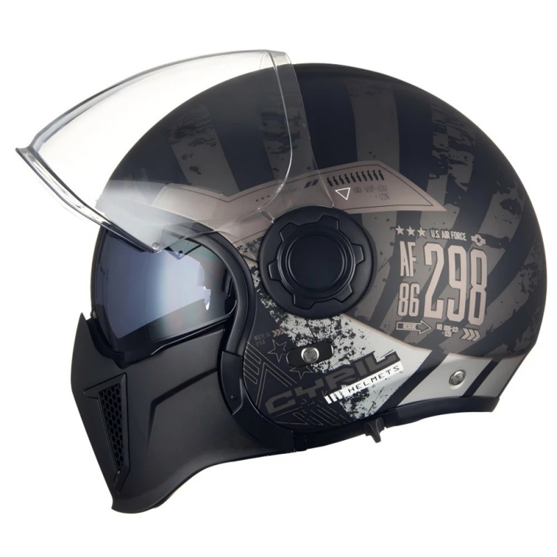 หมวกกันน็อคมอเตอร์ไซค์แบบโมดูล - Quick Release Buckle Motorcycle Helmet บทวิจารณ์และราคา