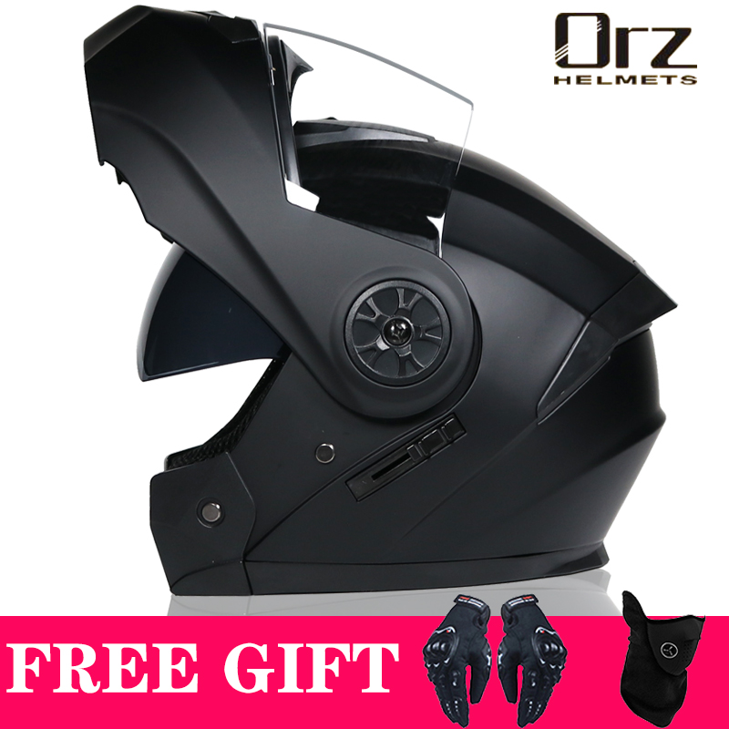หมวกกันน็อคแบบเปิดคาง DOT รุ่น - Dual Visor Motorcycle Racing Helmet บทวิจารณ์และราคา