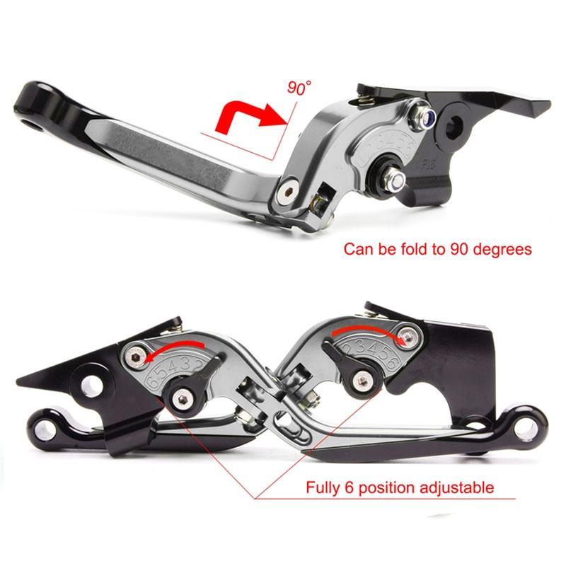 สำหรับ Husqvarna Svartpilen 40 - Cnc Aluminum Adjustable Brake Clutch Levers บทวิจารณ์และราคา
