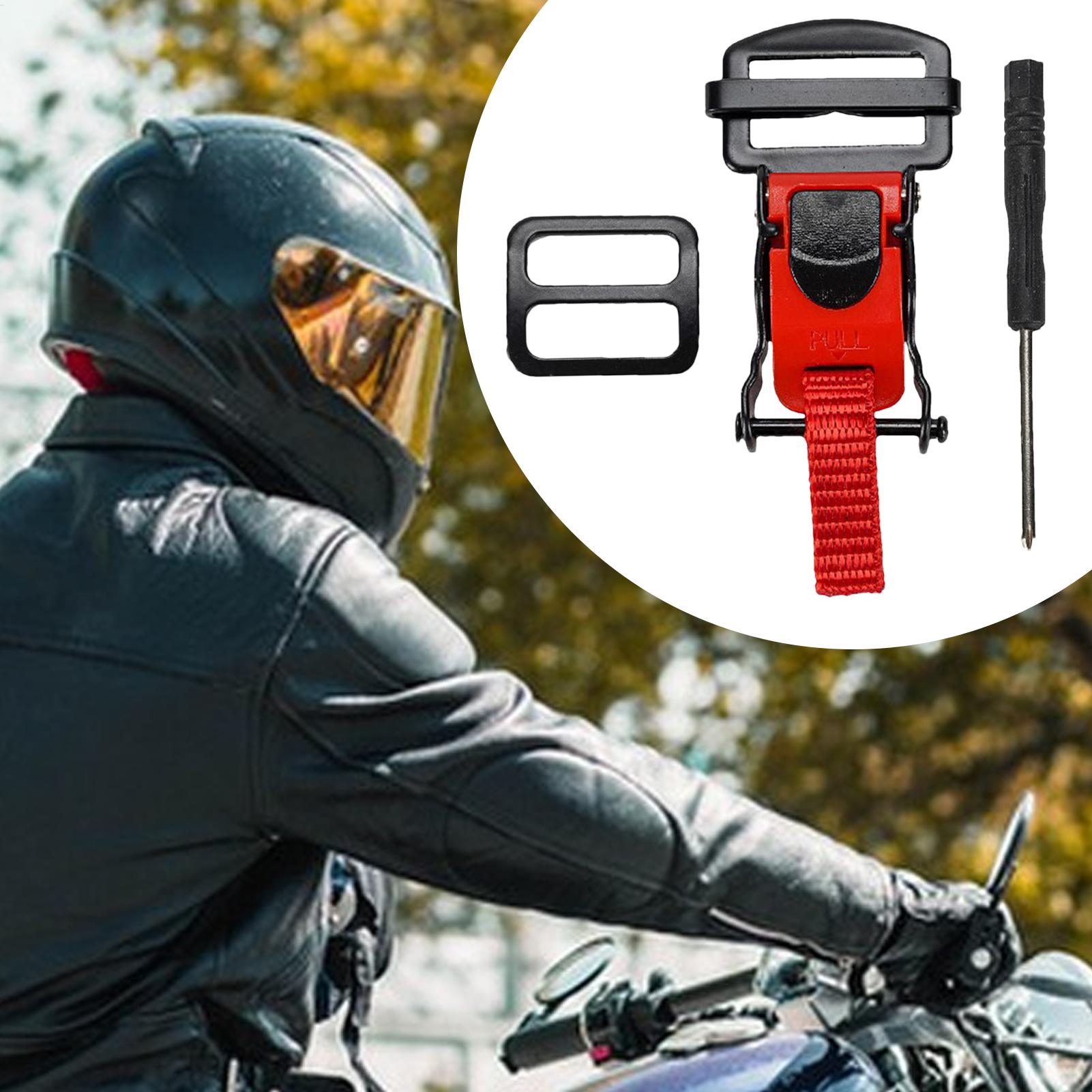 หมวกกันน็อคมอเตอร์ไซค์ หัวเข็ม - Quick Release Buckle Motorcycle Helmet บทวิจารณ์และราคา