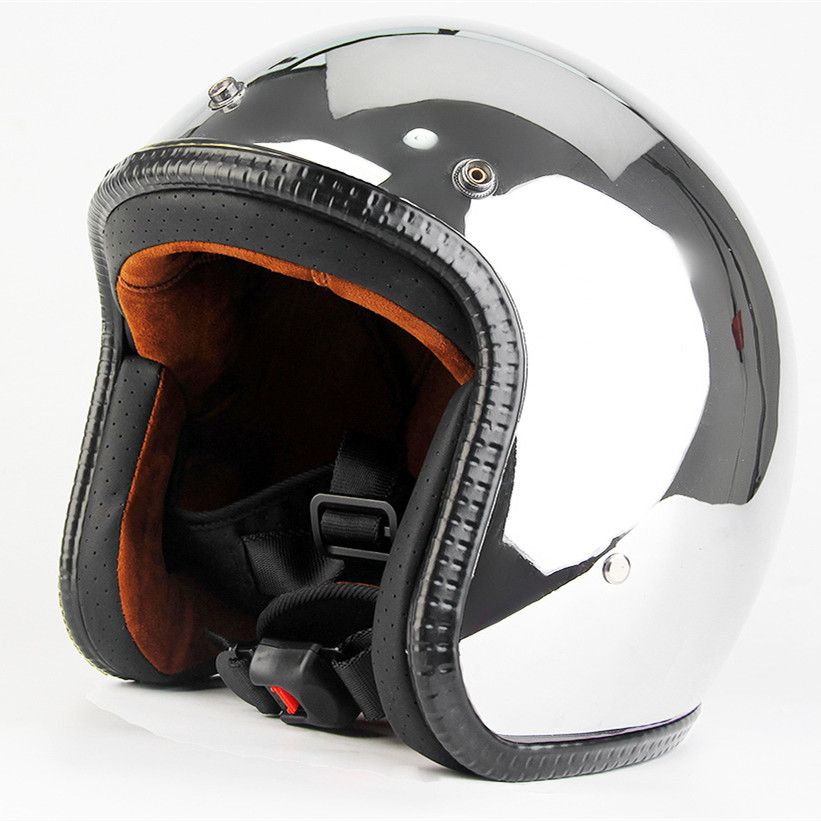 เปิดหมวกกันน็อครถจักรยานยนต์ V - Vintage Open Face Retro Helmet บทวิจารณ์และราคา