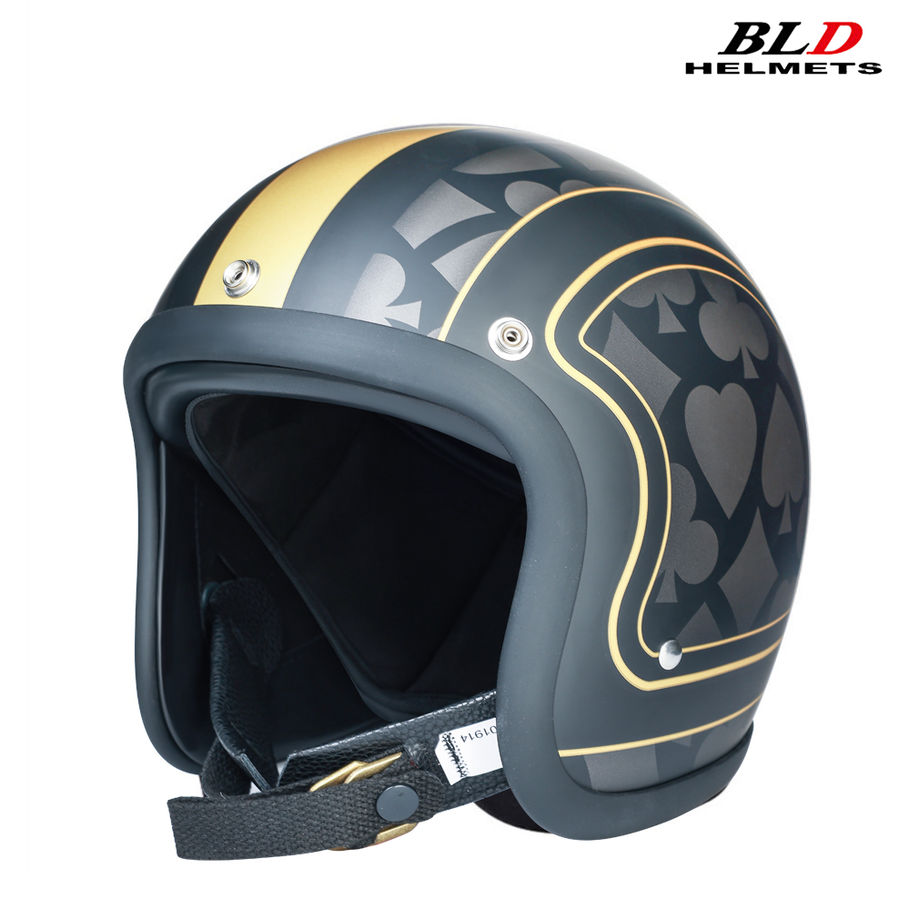 หมวกกันน็อคแบบเปิดหน้าสไตล์ญี่ - Vintage Open Face Retro Helmet บทวิจารณ์และราคา