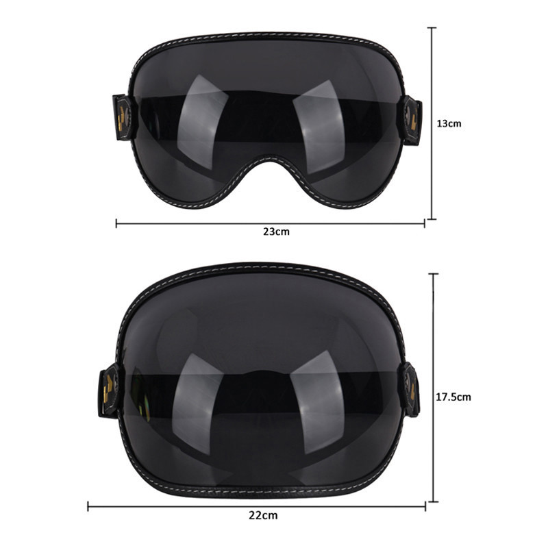 Uchoose หมวกกันน็อคมอเตอร์ไซค์ - Vintage Open Face Retro Helmet บทวิจารณ์และราคา