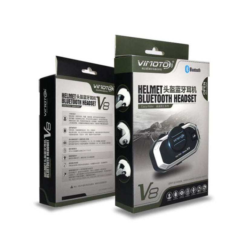 วิโมโต V8 ชุดหูฟังติดหมวกกันน็ - Full Face Motorcycle Helmet With Bluetooth บทวิจารณ์และราคา