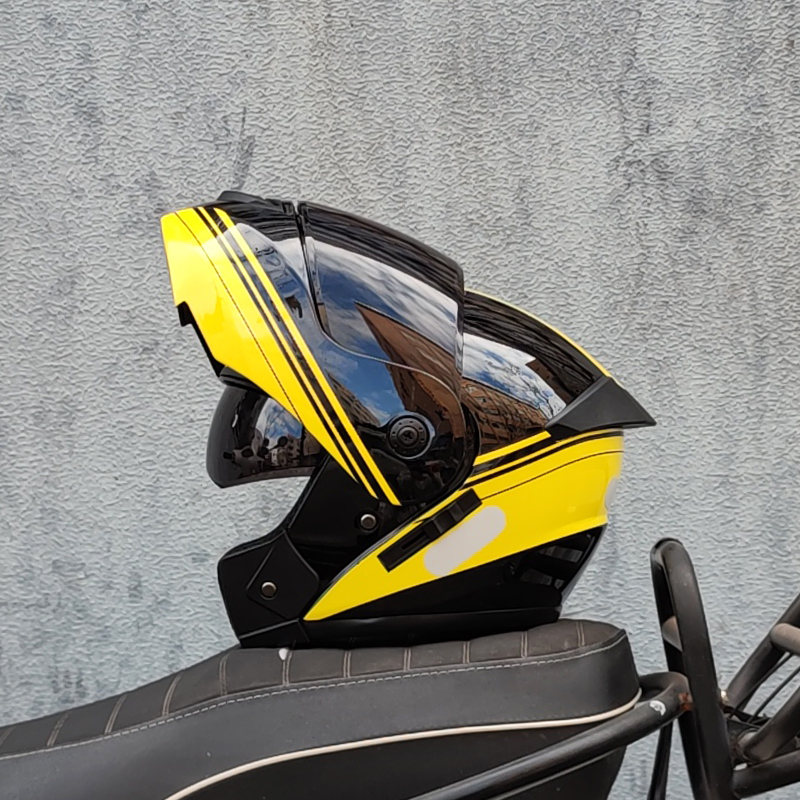 ORZ ล่าสุด DOT ได้รับการอนุมัต - Dual Visor Motorcycle Racing Helmet บทวิจารณ์และราคา