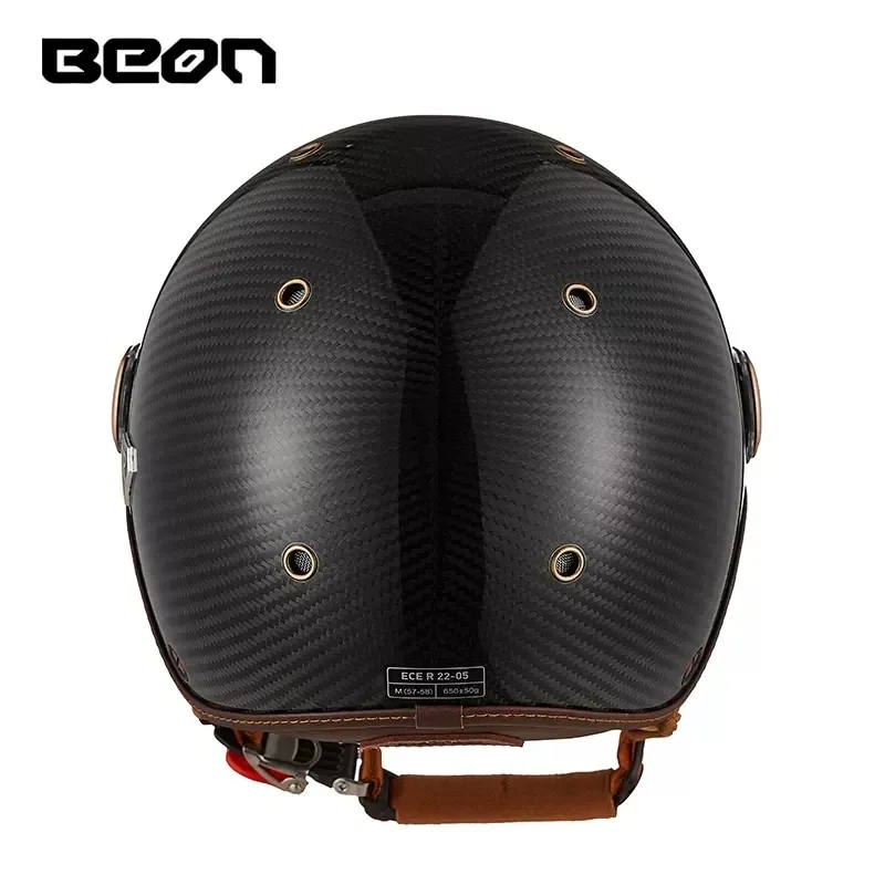 BEON BR13 Retro เปิดหน้าครึ่งห - Vintage Open Face Retro Helmet บทวิจารณ์และราคา