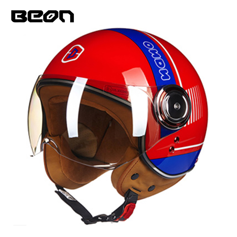 หมวกกันน็อคเปิดหน้า BEON 110B  - Vintage Open Face Retro Helmet บทวิจารณ์และราคา
