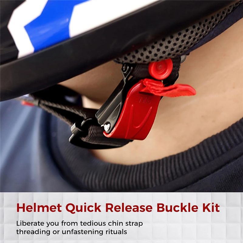 ชุดเปลี่ยนหัวเข็มขัดแบบปลดเร็ว - Quick Release Buckle Motorcycle Helmet บทวิจารณ์และราคา