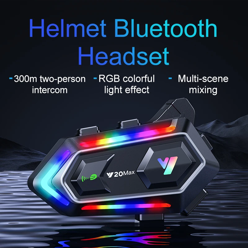 Y20 MAX ชุดหูฟังบลูทูธสำหรับหม - Motorcycle Helmets บทวิจารณ์และราคา