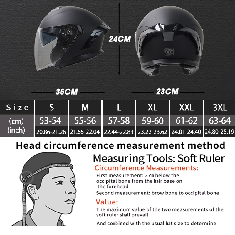 หมวกกันน็อคแบบเต็มใบ 715-Motor - Dual Visor Motorcycle Racing Helmet บทวิจารณ์และราคา