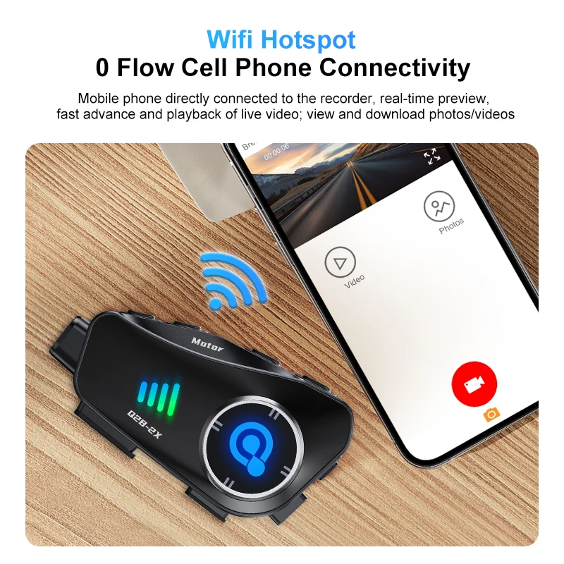 ใหม่ Q28-2X หมวกกันน็อครถจักรย - Universal Motorcycle Helmet Intercom Headset บทวิจารณ์และราคา