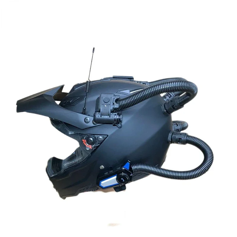 หมวกกันน็อคแบบเรโทรสำหรับมอเตอ - Full Face Motorcycle Helmet With Bluetooth บทวิจารณ์และราคา