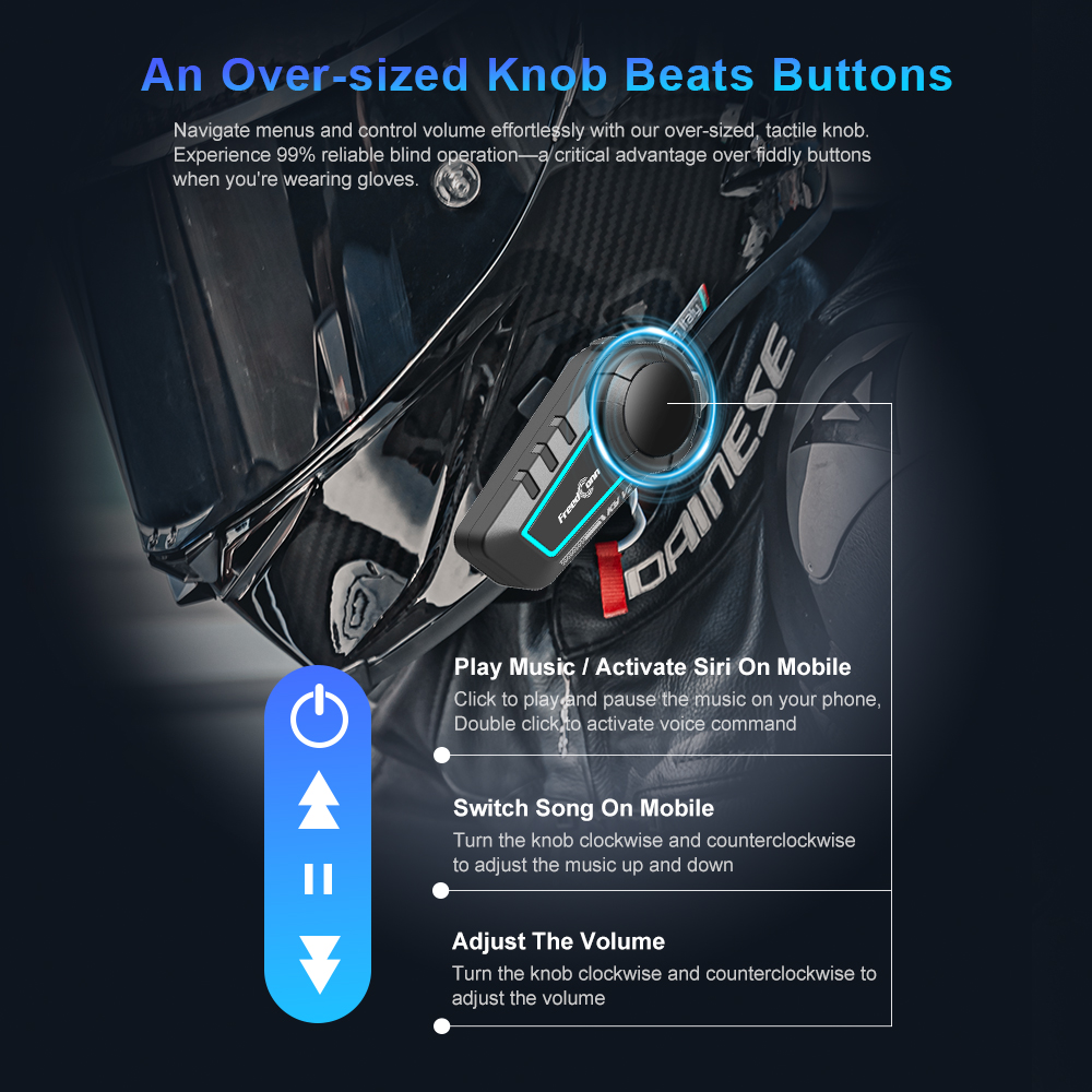 FreedConn KY-V2 IP65 ชุดอินเตอ - Motorcycle Helmets บทวิจารณ์และราคา