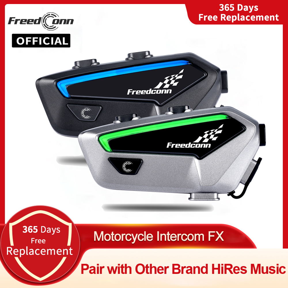 รถจักรยานยนต์อินเตอร์คอมชุดหูฟ - Full Face Motorcycle Helmet With Bluetooth บทวิจารณ์และราคา